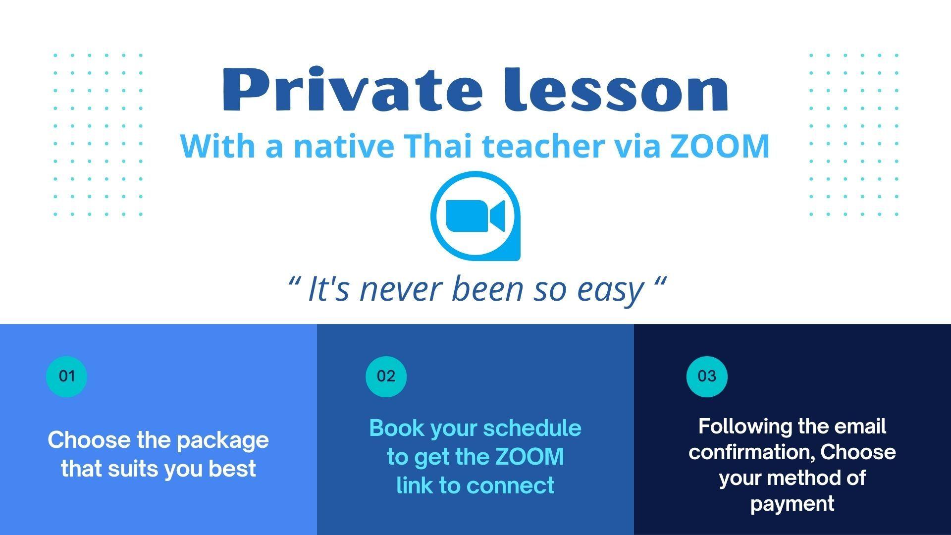 Private Thai Language Lesson With a Native Thai teacher via ZOOM. Available on site in Koh Samui