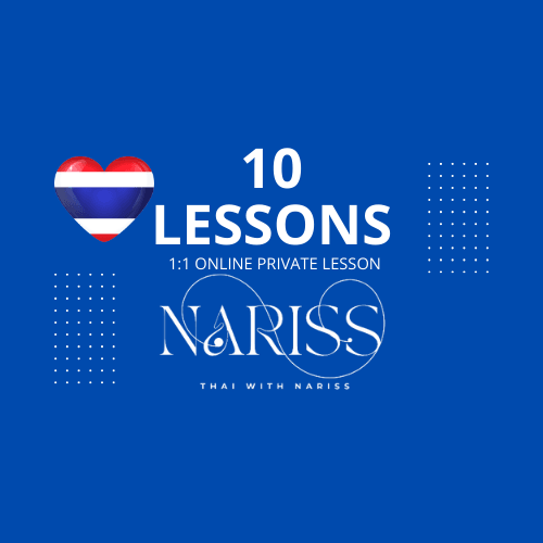 10 lessons Package with teacher Nariss - Thai Language learning