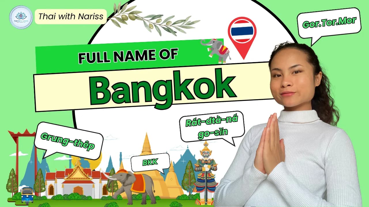 Bangkok's Full Name, Explained