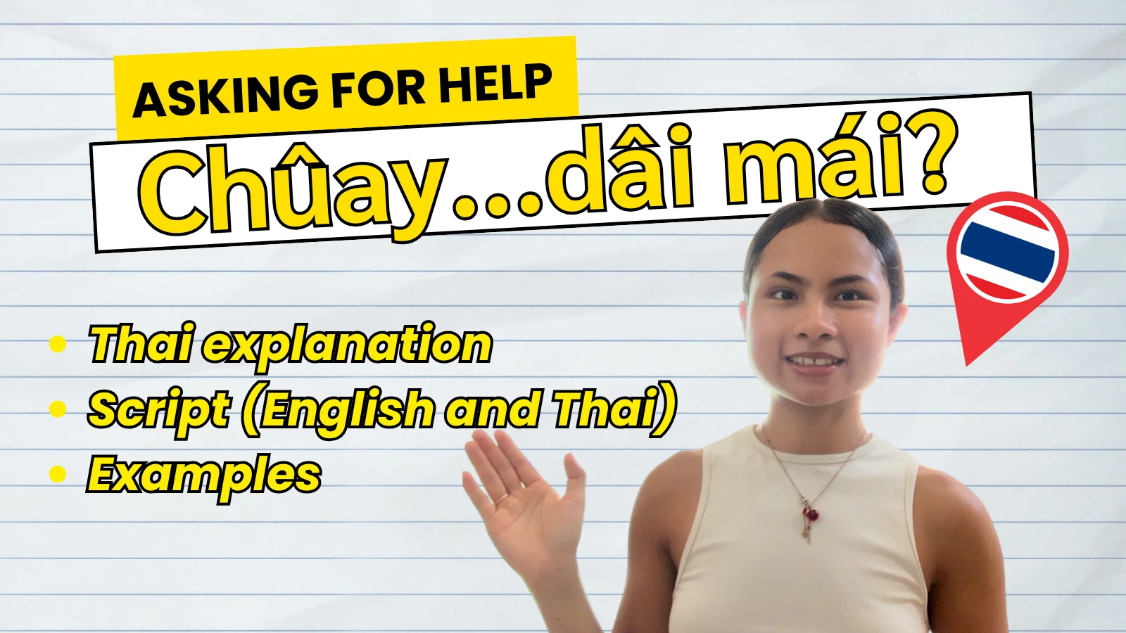 How to Ask for Help in Thai