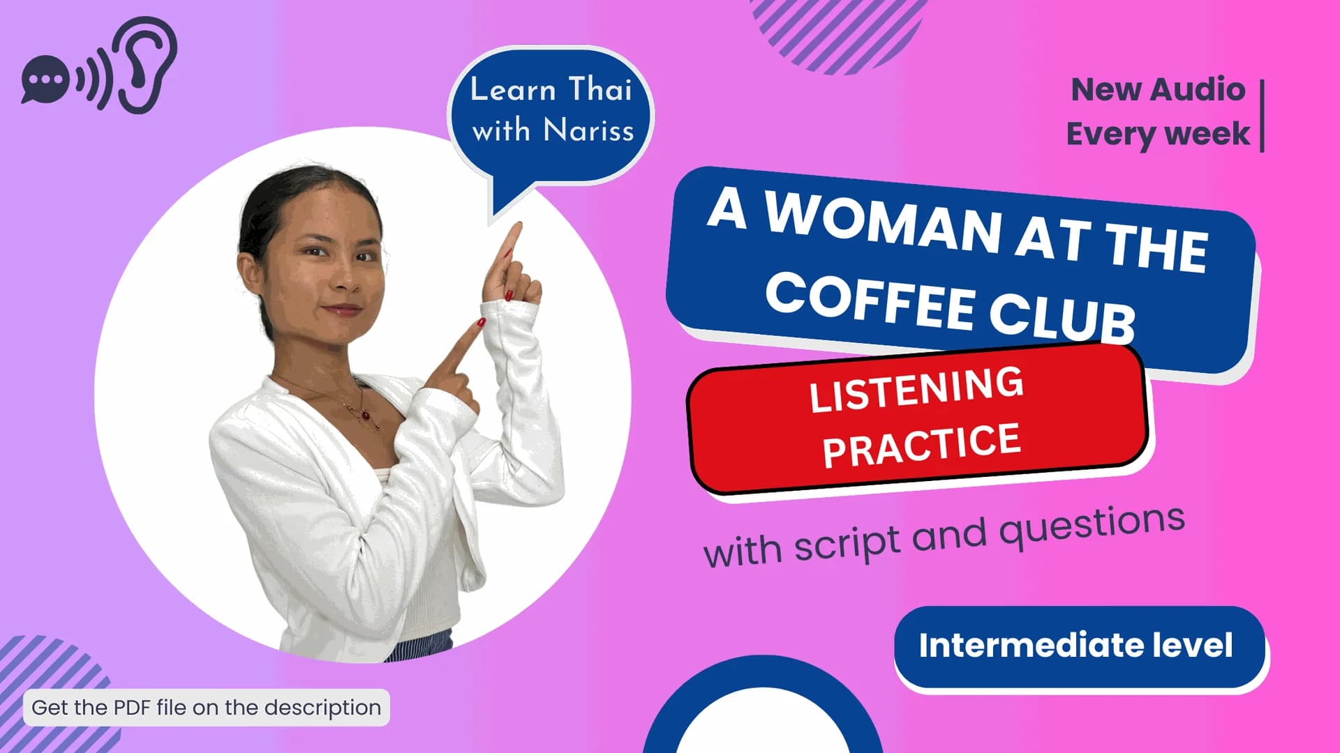 Thai Listening Practice: Coffee Club