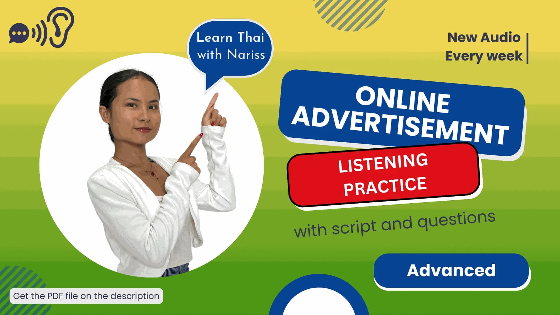 Thai Listening Practice: Online Advertising (Advanced)