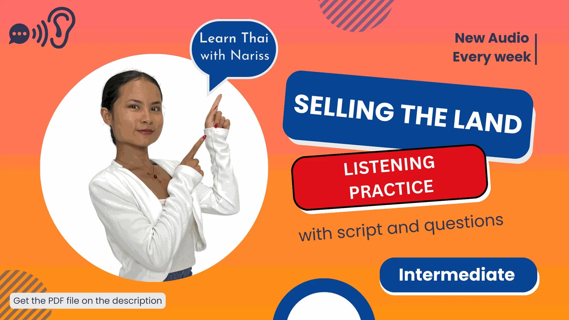 Thai Listening Practice: Selling the Land