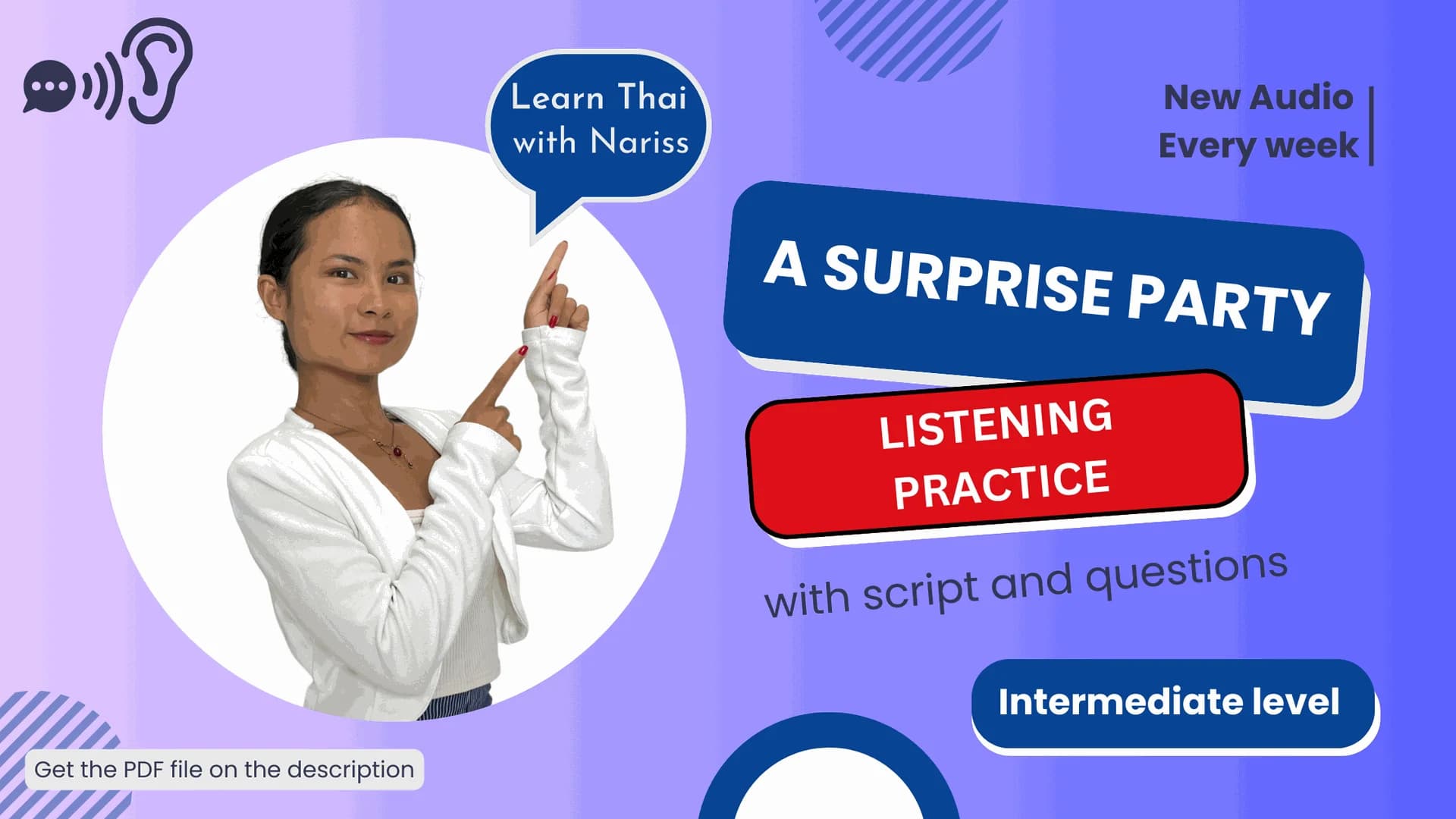 Thai Listening Practice: A Surprise Party
