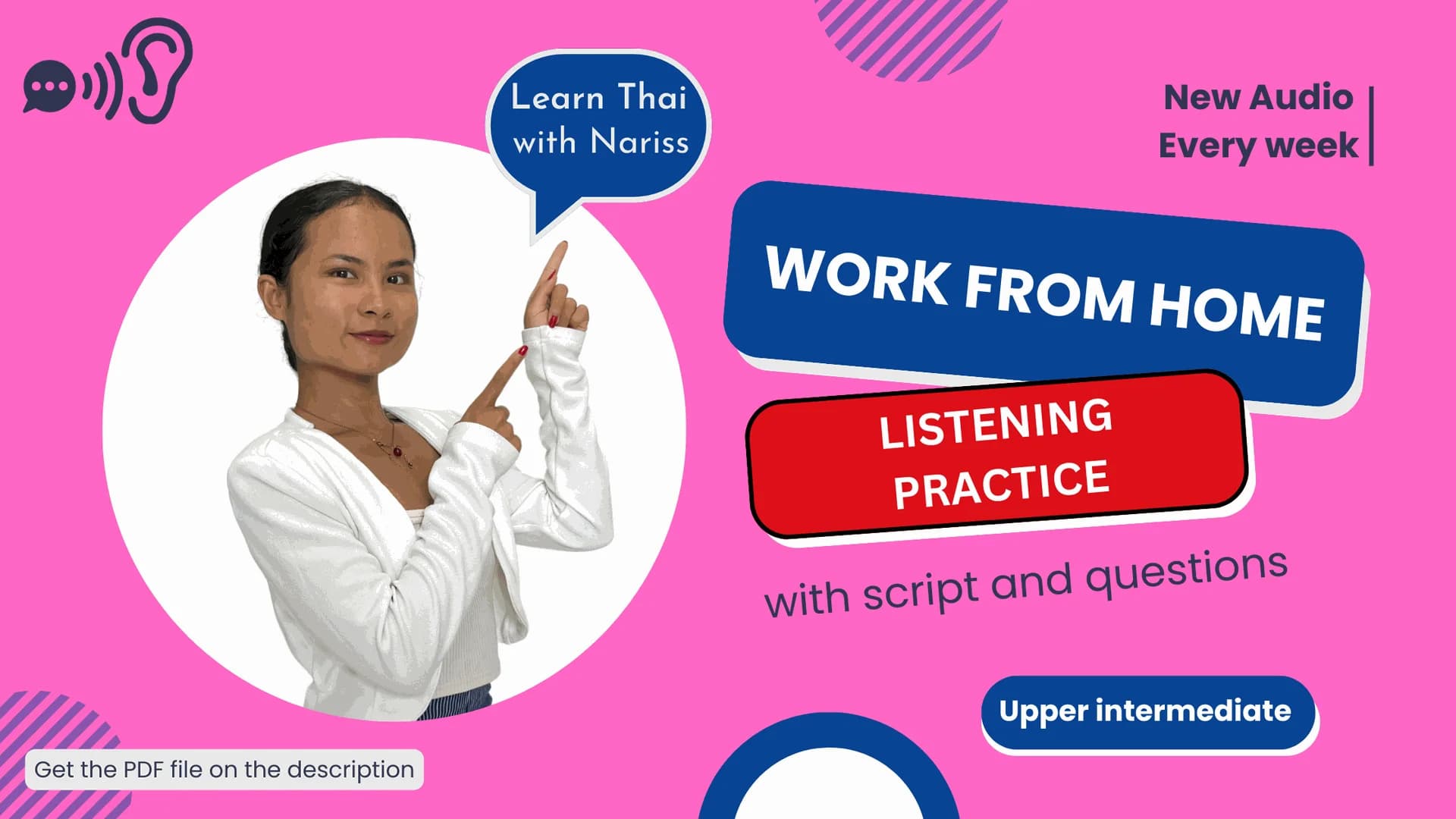 Thai Listening Practice: Work from Home