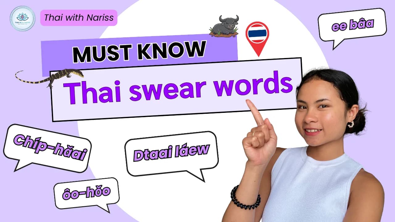 Thai Swear Words (and Polite Ones)